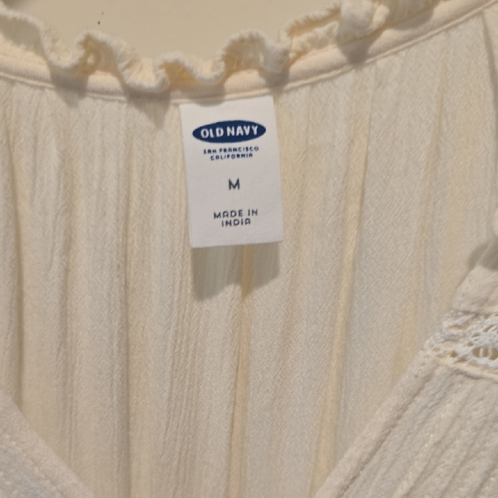 Old Navy Ivory Textured dress - Picture 3 of 6